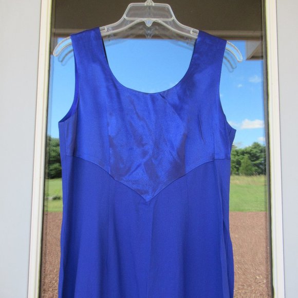 Offer$80 vintage sleeveless long dress Dress w slit in back &matching Jacket set - Picture 8 of 17